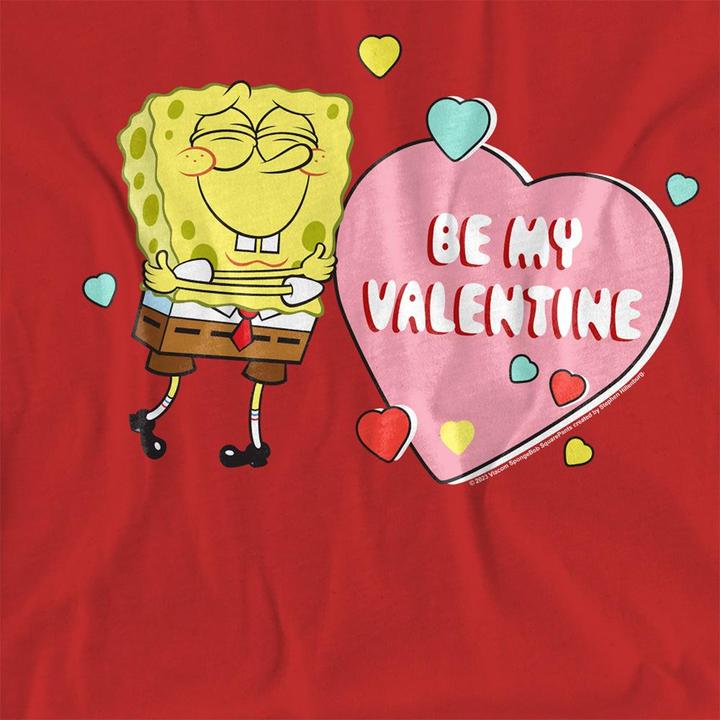 Immagine prodotto Spongebob Squarepants Be My Valentine Maglietta Donna (S)