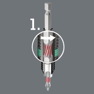 Image du produit Wera Bit-Check 10 PZ BiTorsion 2 (Cruciforme Pozidriv PZ)