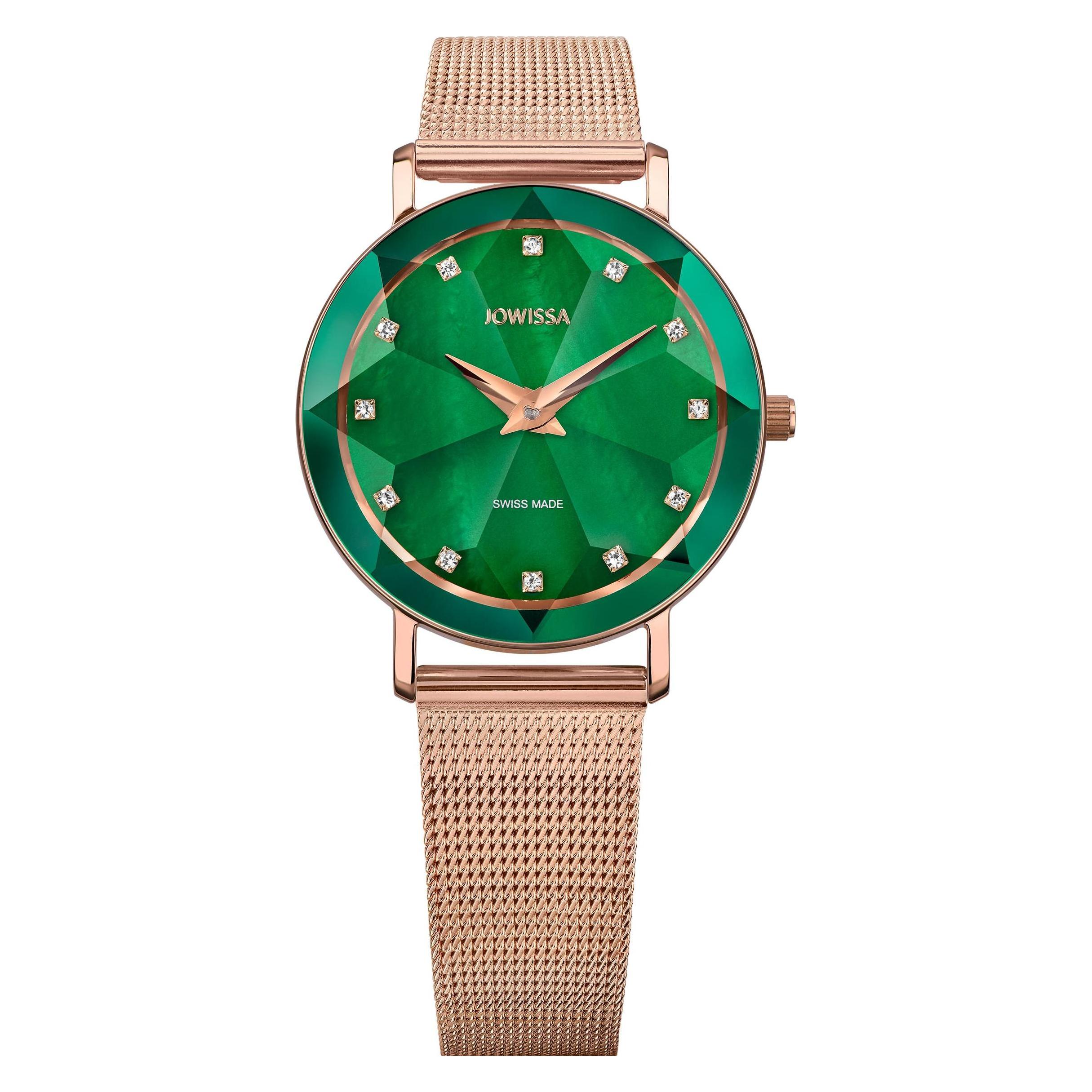 Jowissa, Armbanduhr, Facet, Rosa, (Analoguhr)