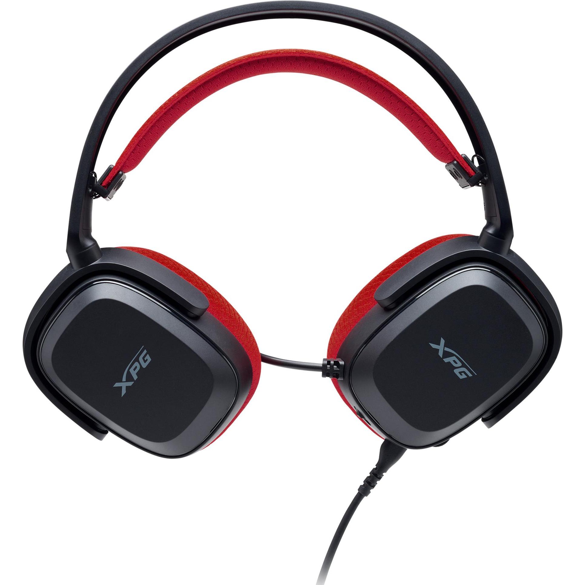 Thumbnail - Adata Gaming Headset XPG PRECOG STUDIO schwarz/rot retail (Kabelgebunden), Gaming Headset, Schwarz, Rot