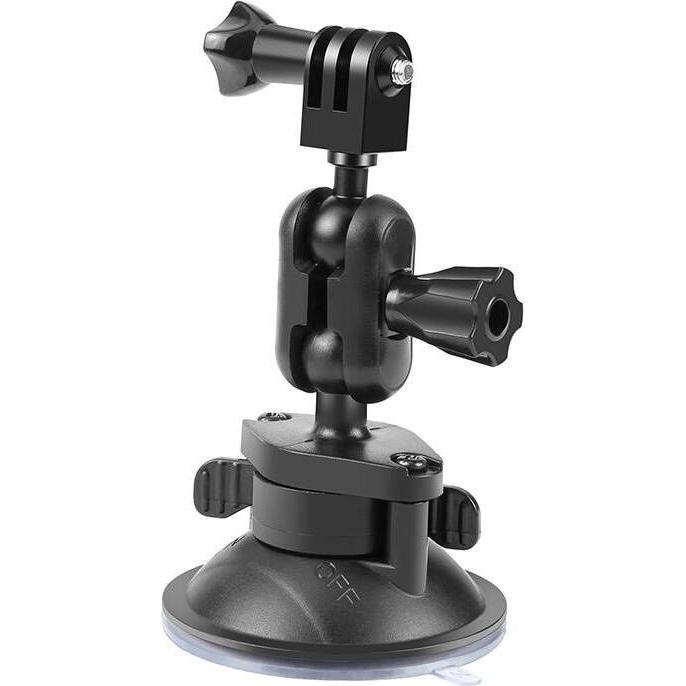 Puluz Magic Arm Suction Cup Mount (Black) (PU545B), Accessori action cam, Nero