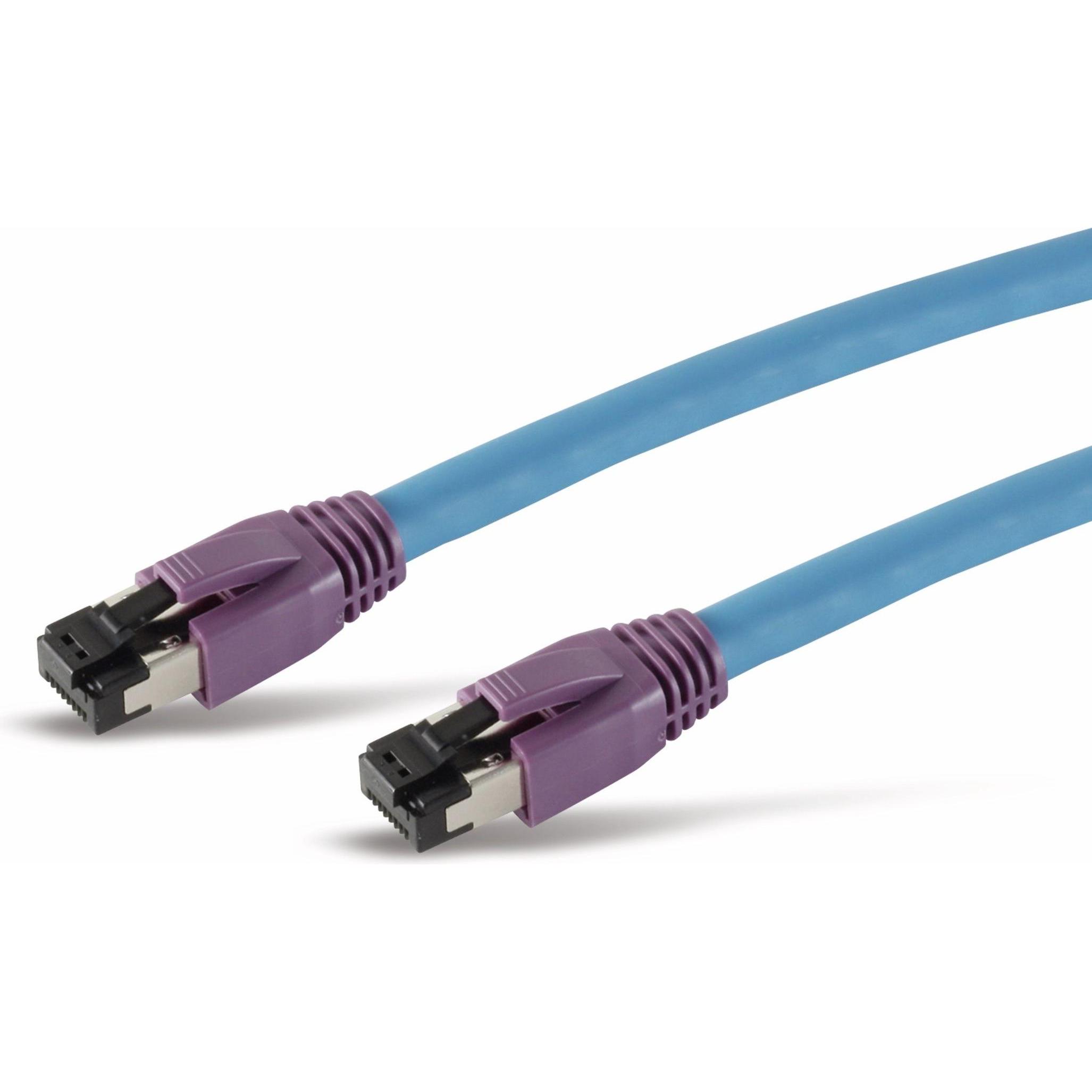 Thumbnail - Shiverpeaks 08-40001 S/FTP (S-STP) Blau 0.25m Cat8 Netzwerkkabel (S/FTP, CAT8.1, 0.25 m), Netzwerkkabel