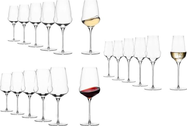Stölzle Cocoon Wein- und Champagnergläser (60.90 cl, 18 Gläser, Weingläser Set)