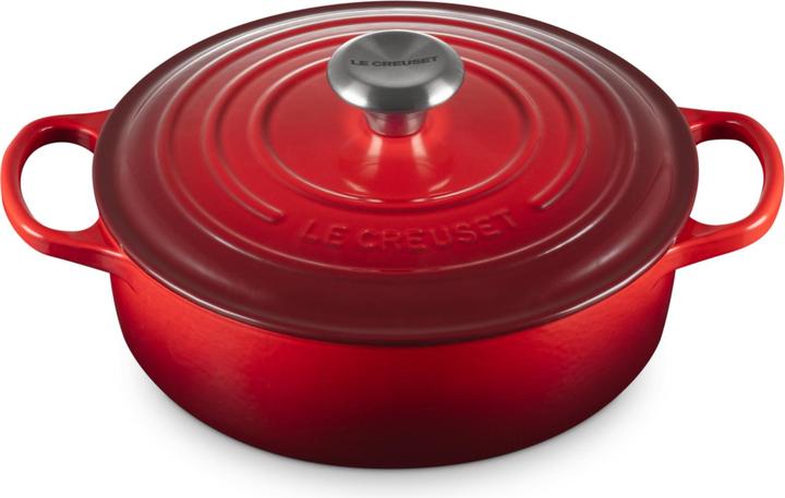 Produktbild Le Creuset Signature (24 cm, Bräter + Schmortopf, Gusseisen, Emaille)