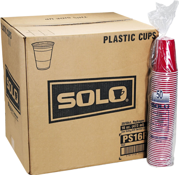 Produktbild SoloCups Solo Beer Pong Becher 16oz Rot (1'000 Stk.)