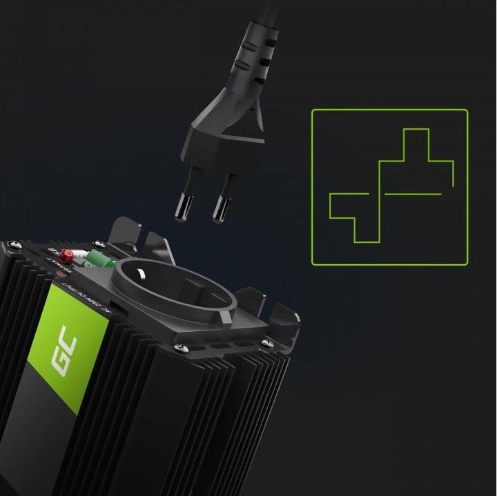 Produktbild GreenCell Car Voltage Inverter - 12V to 230V - 500W