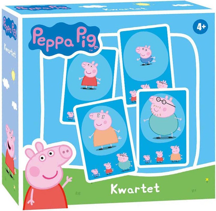 Produktbild Selecta Spielzeug Peppa Pig Quartett (Deutsch, Französisch, Niederländisch)