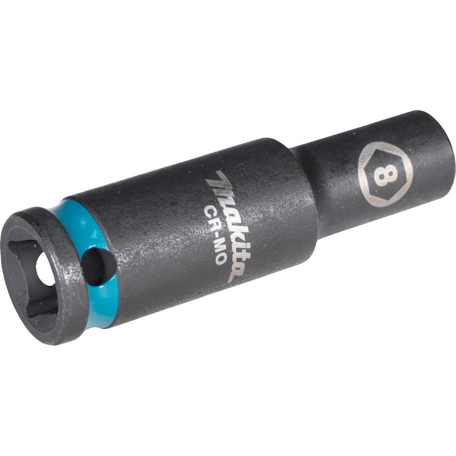Makita, Chiave a bussola + esagonale, Chiave a bussola SW8 Impact Nero (8 mm)