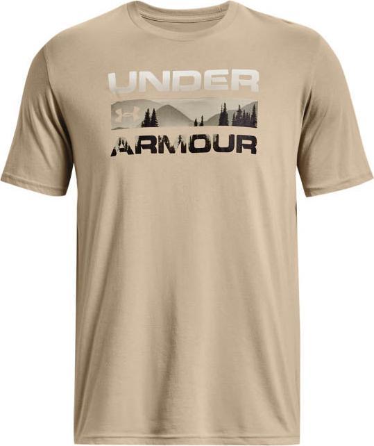 Actual product image Under Armour Stacked Logo Fill T-Shirt, City / Khaki (XL)