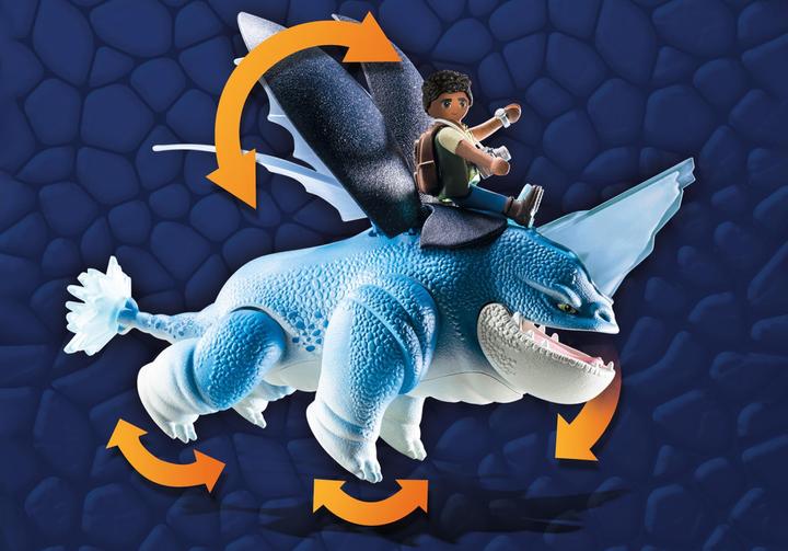 Actual product image Playmobil 71082 Dragons: The Nine Realms - Plowhorn & D'Angelo (71082, Playmobil Dragons)