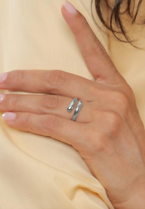 Image du produit Elli Bague Enveloppez l'anneau délicat Basic 925 argent sterling (54, Argent 925)