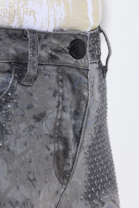 Produktbild Miamoda Skinny-Jeans, Slim Fit, Print mit Ziersteinchen (44)