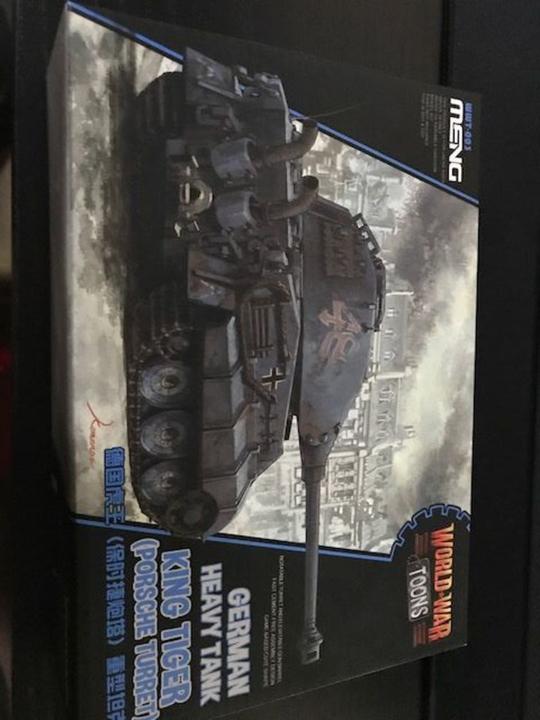 Meng-Model German Heavy Tank King Tiger (Porsche Turret)(cartoon model)
