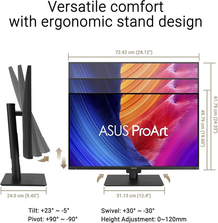 Actual product image ASUS ProArt PA32UCE (3840 x 2160 Pixels, 31.50")