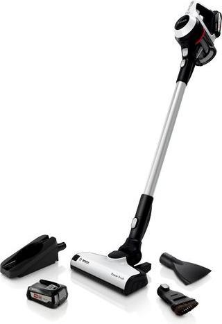 Actual product image Bosch Hausgeräte Series 6 BCS612W handheld vacuum Black, White Bagless