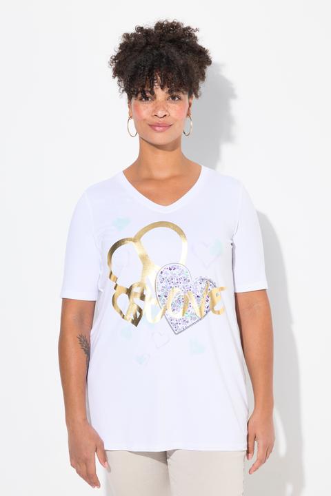 Actual product image Miamoda T-Shirt, A-Linie, Herz-Motiv (56)