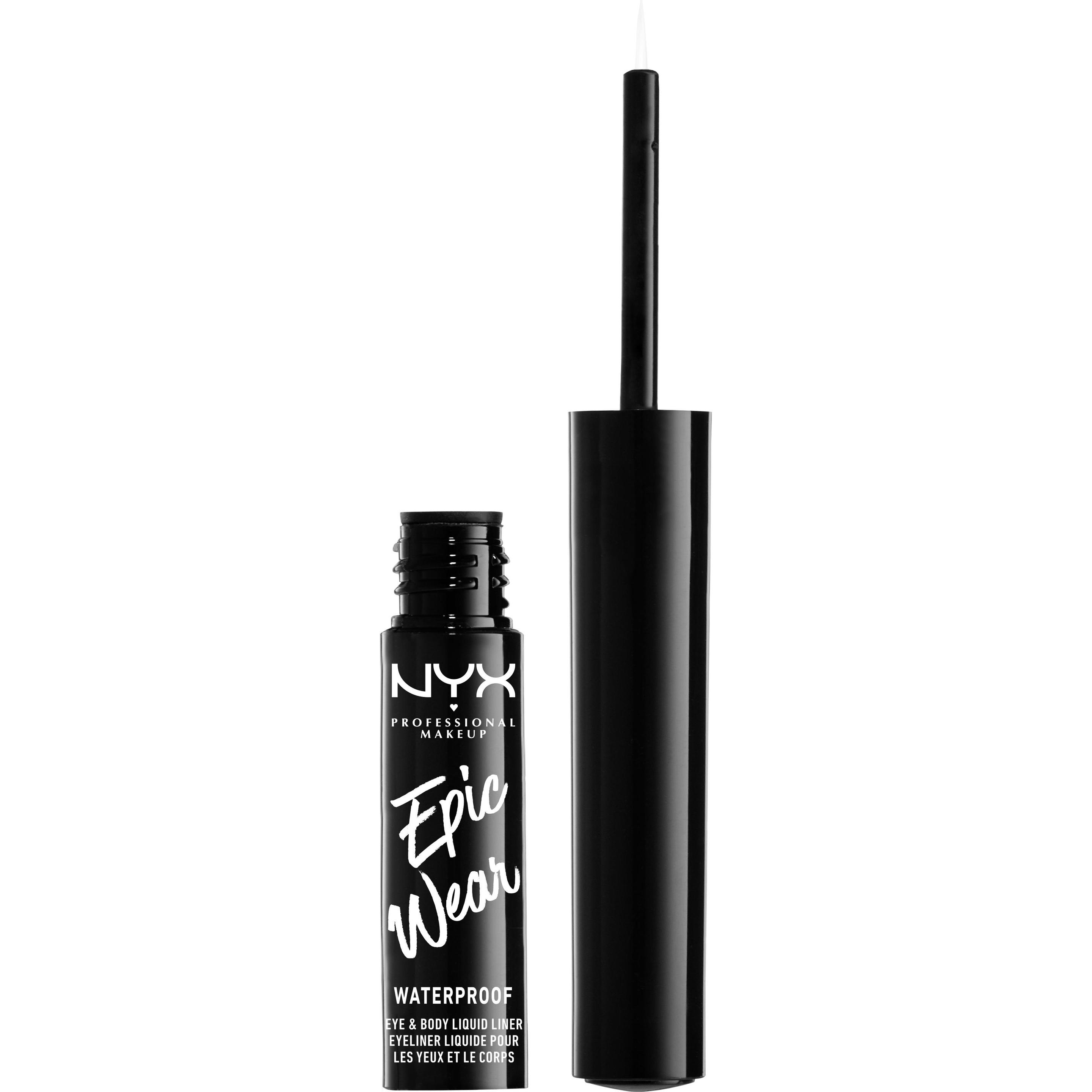 NYX Professional Make-Up, Eyeliner + Kajal, Epic Wear (White)