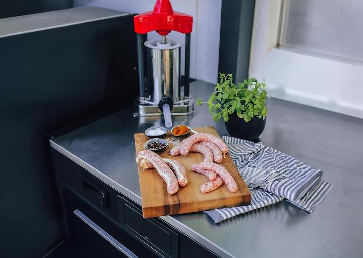 Image du produit F. Dick HTW Remplisseur de saucisses de table de boucherie maison 3 litres/5 lb (pour les cuisiniers