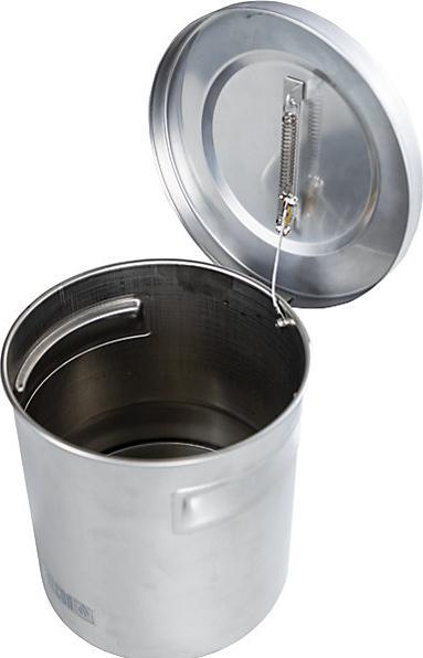 Actual product image Denios Small parts cleaner, capacity 8 l, stainless steel, with lid. (26.40 cm, 20.20 cm)