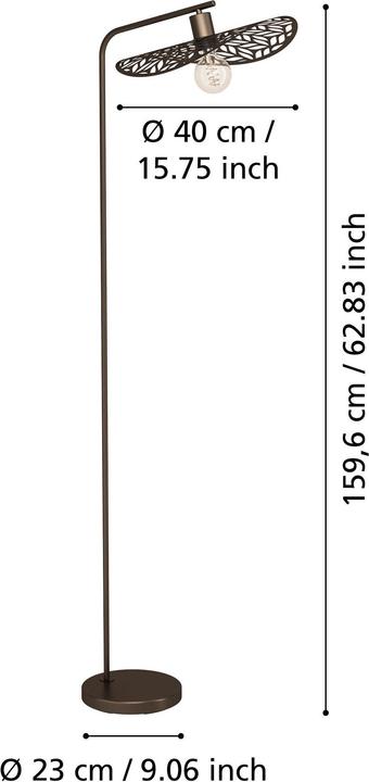 Produktbild EGLO Lampada da Terra Swaby (E27)
