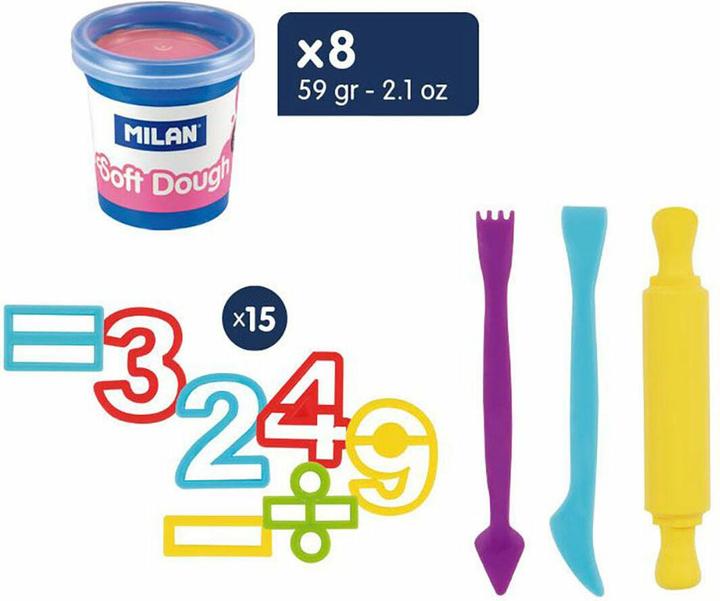 Actual product image Many numbers putty 59g 8 colours MAILAND