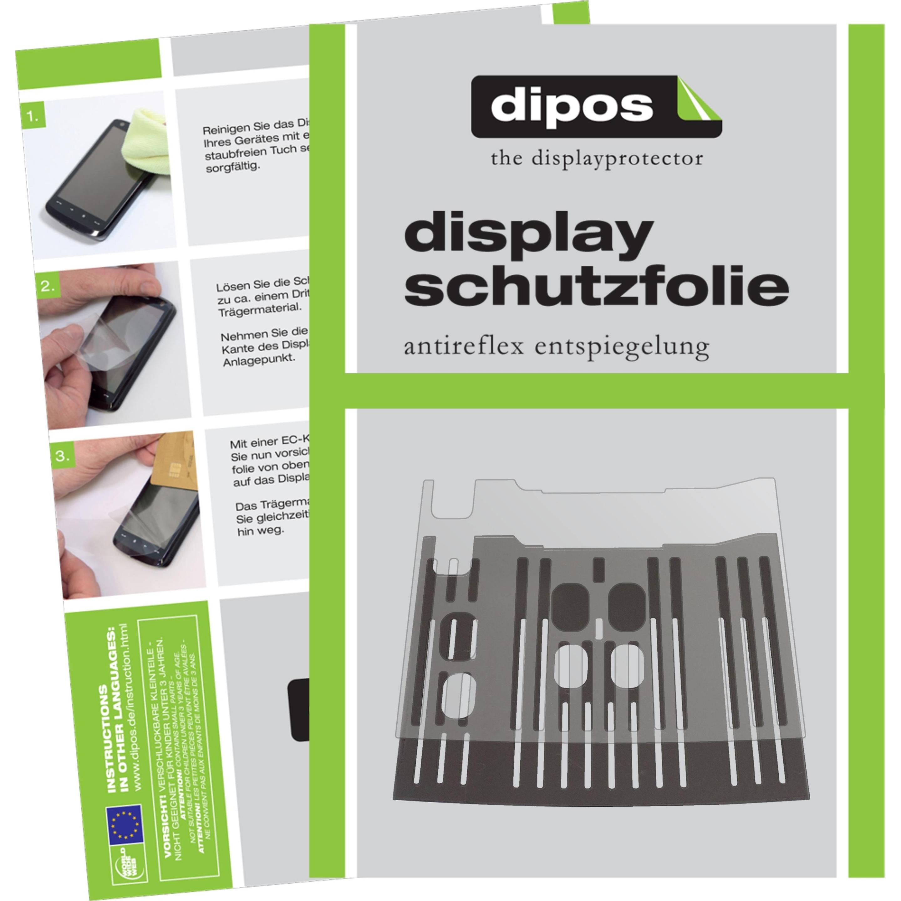 Dipos Displayschutzfolie Antireflex, Zubehör Kaffeemaschinen, Transparent