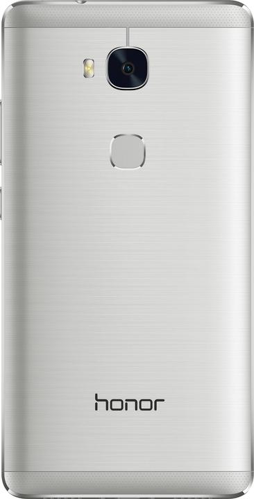 Produktbild Honor 5x (16 GB, Silver, 5.50", Hybrid Dual SIM, 4G)