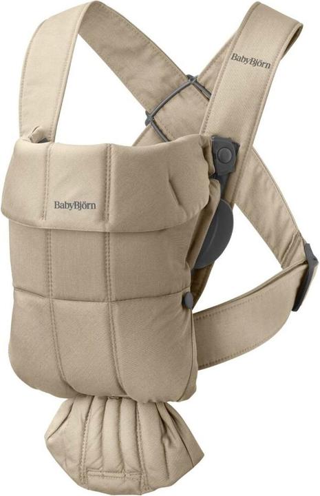 Image du produit BabyBjörn Porte-bébé Mini, Woven, beige