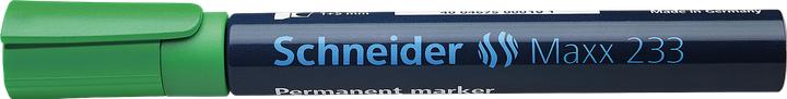 Actual product image Schneider Maxx 233 permanent marker Line width: 1-5 mm Ink colour: green