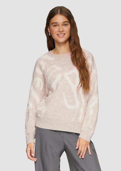 Actual product image S.Oliver Strickpullover Jacquard-Pullover in Oversized (L)