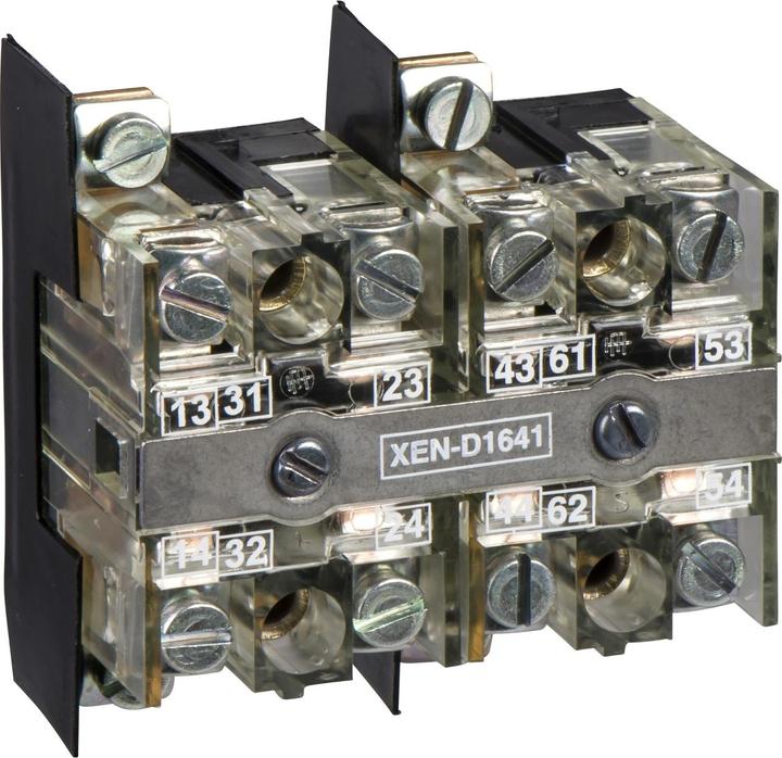Actual product image Schneider Electric Auxiliary switch block 1S 1Ö Frontbef 3A/AC XEND2641