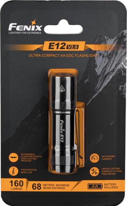 Actual product image Fenix E12 V2.0 (7.80 cm, 160 lm)