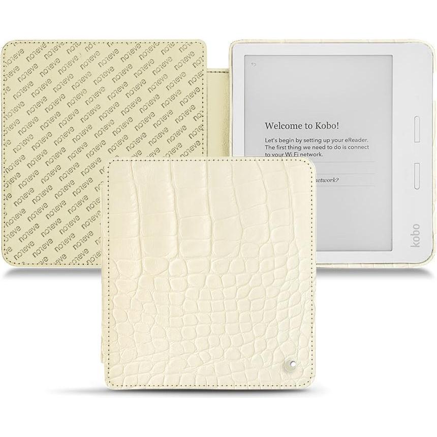 Noreve Lederschutzhülle horizontal (Libra H2O), Tablet Hülle, Beige