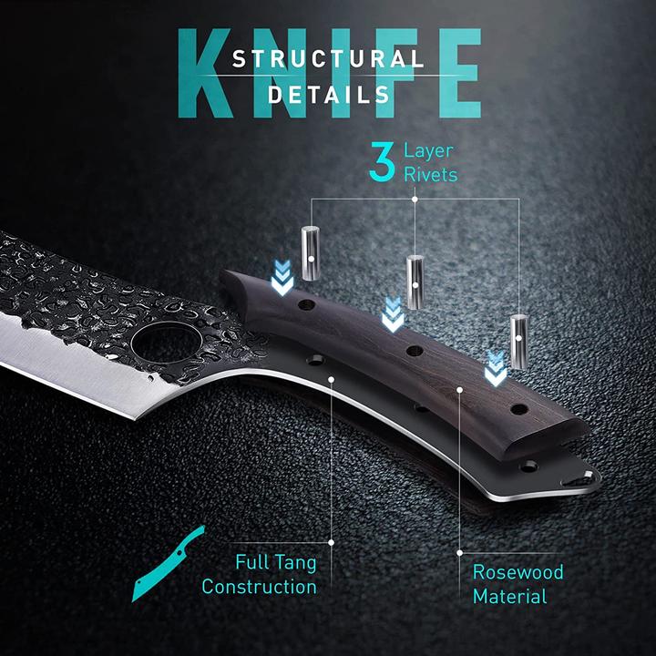 Produktbild Purplebird Langes Fleischmesser 31cm