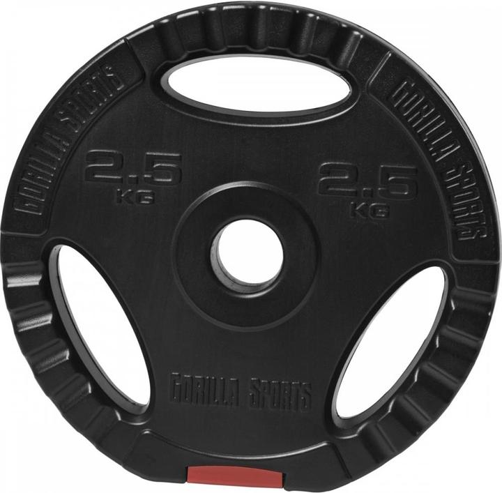 Gorilla Sports Hantelscheiben (1 x 2.5 kg)