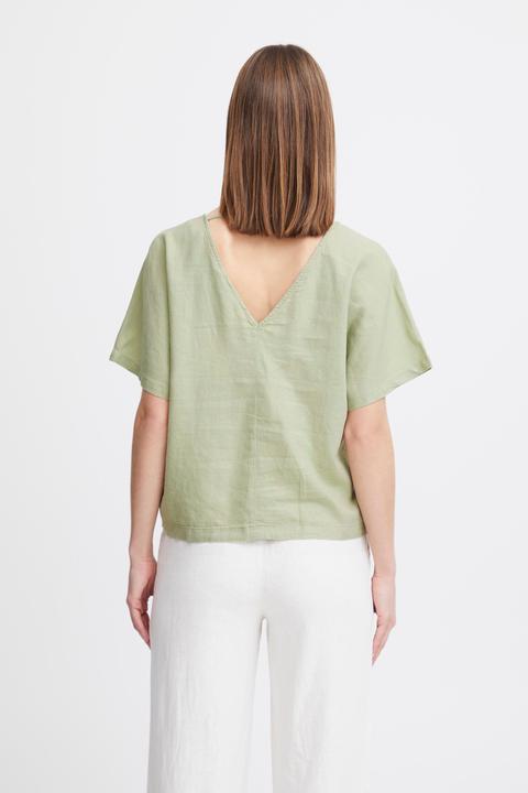 Actual product image B.young BYFALAKKA VNECK BLOUSE 20814548 (46)
