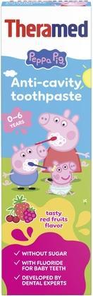 Actual product image Theramed PeppaPig tasty red fruits 0-6 Jahre (50 ml)