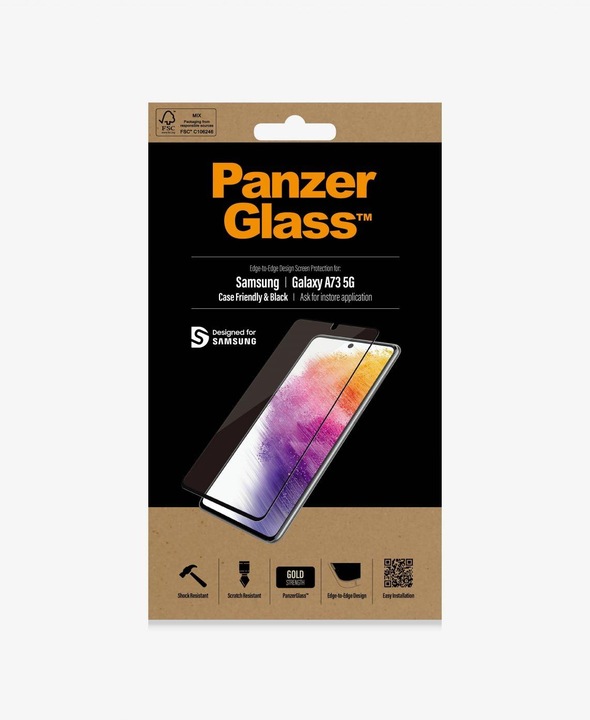 Actual product image PanzerGlass Standard (1 Piece, Samsung Galaxy A73 5G)