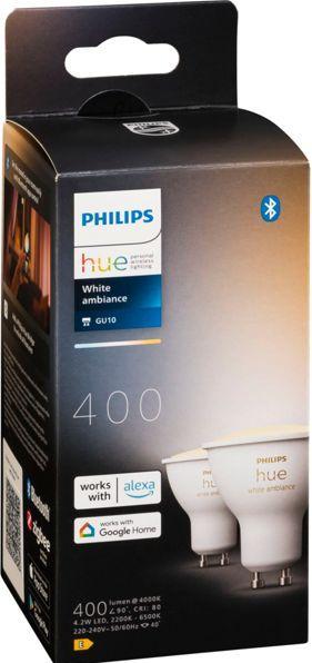 Immagine prodotto Philips Hue Ambiente bianco (GU10, 4.20 W, 400 lm, 2 x, E)