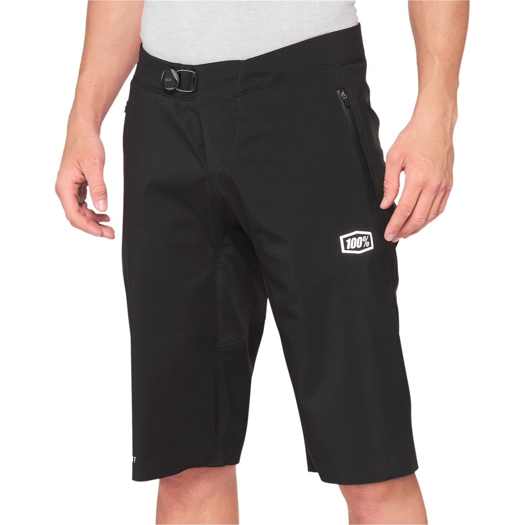 100%, Herren, Velohosen, Hydromatic Shorts (28), Schwarz, 28