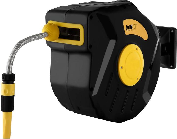 Produktbild MSW Wasserschlauch Aufroller Schlauchtrommel Gartenschlauch Automatik Schlauch 20M (20 m)