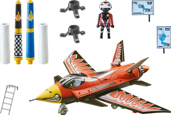 Actual product image Playmobil 70832 Air Stuntshow Jet Jet "Eagle" (70832, Playmobil stunt show)