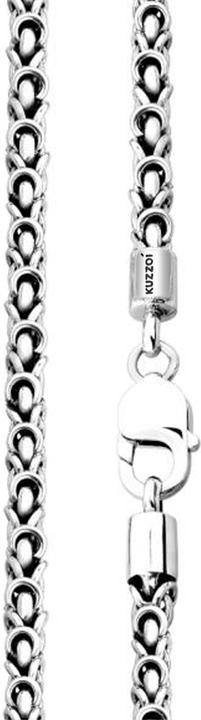 Produktbild Kuzzoi Halskette Massive Männer Königskette Oxidiert 925 Silber (925er Sterling Silber, 50 - 60 cm)