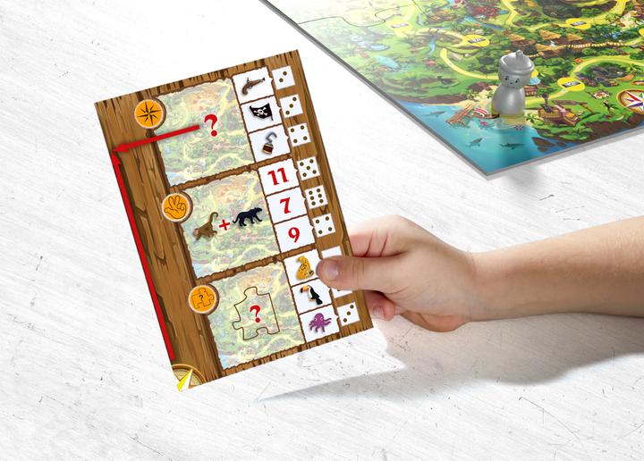 Actual product image Haba Find the code. Pirate Island (German, 1 - 6 Players)