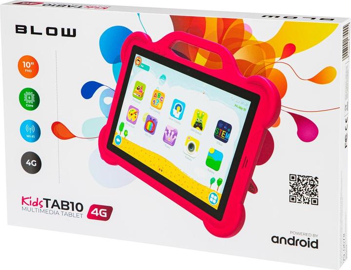 Immagine prodotto Blow Tablet KidsTAB10 4G 4/64GB rosa + custodia (4G, 10.10", 64 GB, Polvere Rosa)
