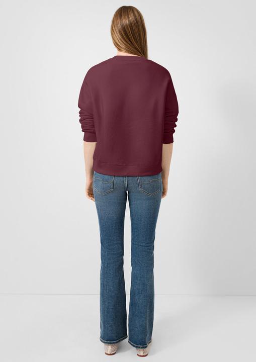 Produktbild s.Oliver Sweatshirt Weiches Sweatshirt mit Print (M)