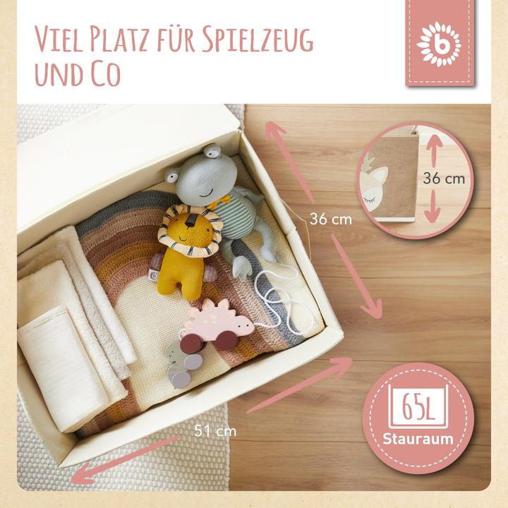 Image du produit Bieco Boîte à poussière Chevreuil Ella (36 cm, 65 l, 1x)