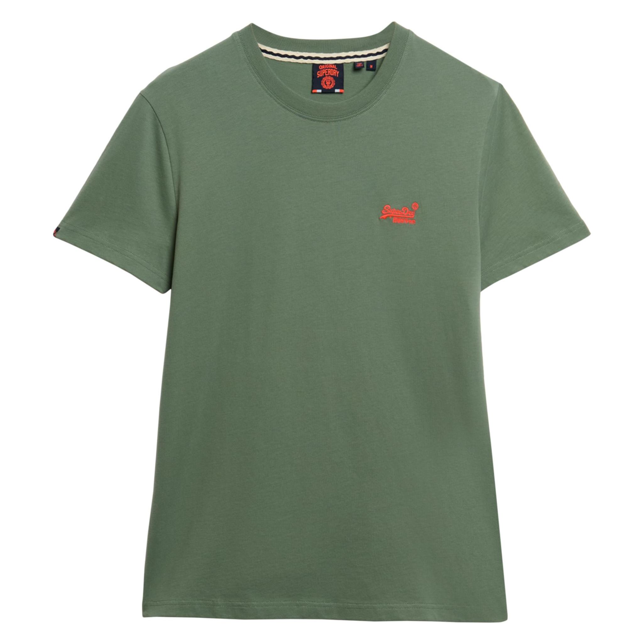 Superdry, Herren, Shirts, Essential Logo T-Shirt, Grün, (Xxl)