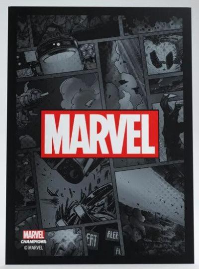 Gamegenic GGS15013ML - Marvel Champions Art Hüllen - Marvel Art schwarz (50 Hüllen)