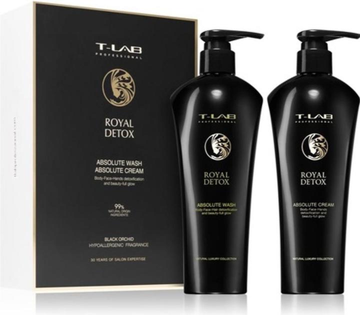 Immagine prodotto T-Lab Professional Set regalo Royal Detox Absolute - Set regalo per la cura dei capelli (Set per la cura dei capelli)